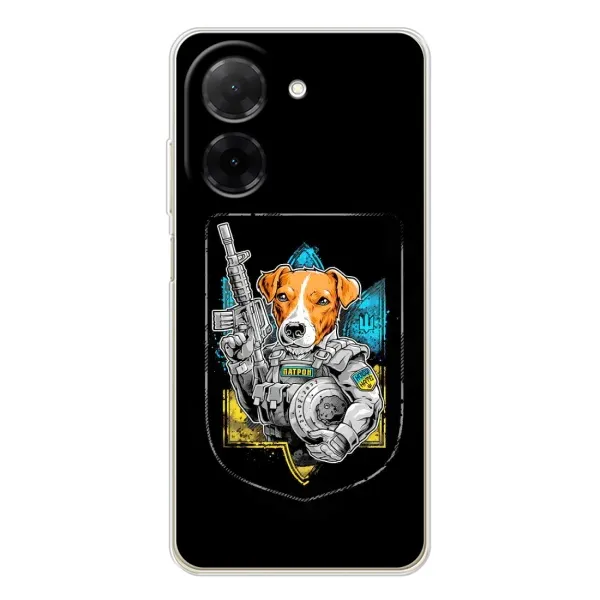 Чехол с рисунком «Патрон Воин» для Xiaomi Poco C71