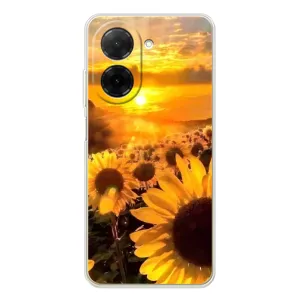Чохол з Квітами для Xiaomi Poco C71 (поле соняшників)