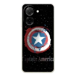 Чехол с Щитом Капитана Америки на Xiaomi Poco C71 (Щит Капитана)