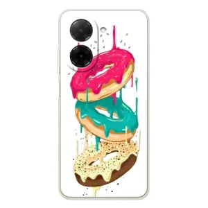 Чехол с изображением вкусной еды для Xiaomi Poco C71 (Сочные пончики)