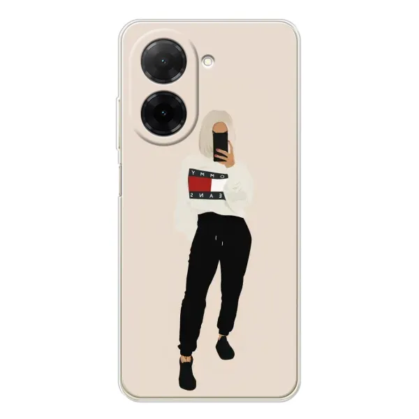Чехол с рисунком «Стильная» для Xiaomi Poco C71
