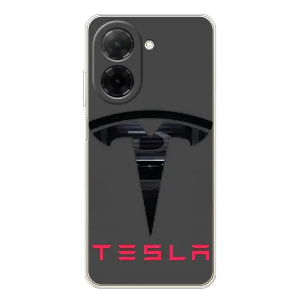 Чехол с рисунком «Logo TESLA» для Xiaomi Poco C71 Чехол с рисунком «Logo TESLA» для Xiaomi Poco C71
