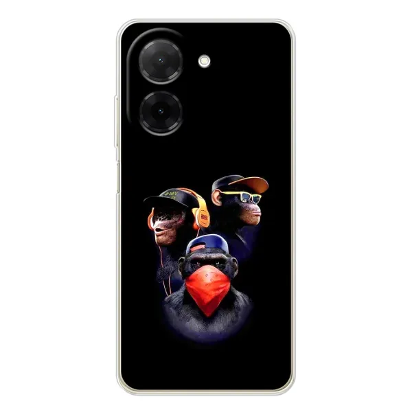 Чехол с рисунком «Три обезьяны» для Xiaomi Poco C71 Чехол с рисунком «Три обезьяны» для Xiaomi Poco C71