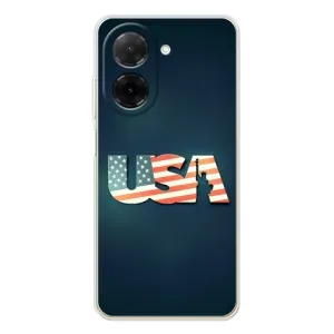 Чехол с рисунком «USA» для Xiaomi Poco C71