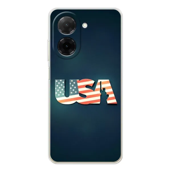Чехол с рисунком «USA» для Xiaomi Poco C71 Чехол с рисунком «USA» для Xiaomi Poco C71