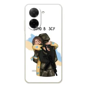 Патриотический Чехол для Xiaomi Poco C71 (Верим в ЗСУ)