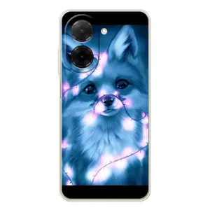 Чехол с Лисичкой для Xiaomi Poco C71 (Яркая Лиса)