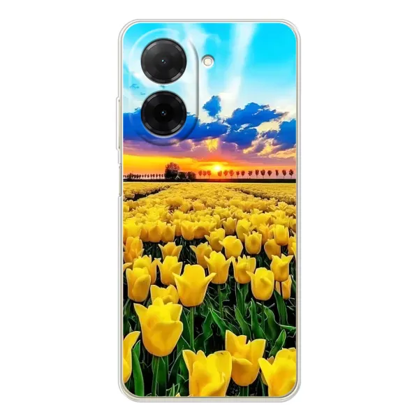 Чехол с рисунком «Желтые тюльпаны» для Xiaomi Poco C71
