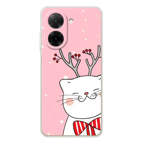 Чехол с рисунком «Зимний кот» для Xiaomi Poco C71 Чехол с рисунком «Зимний кот» для Xiaomi Poco C71