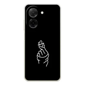 Чехлы (Знак сердечка) на Xiaomi Poco C71 (Знак Сердечка)