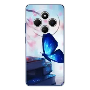 Силіконовий бампер з картинкою звірів для Xiaomi Poco C75 (Метелик синій)