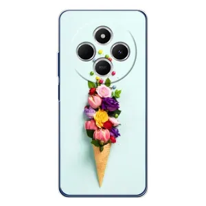 Чохли з тематикою "КВІТИ" на Xiaomi Poco C75 (Квітка-морозиво)