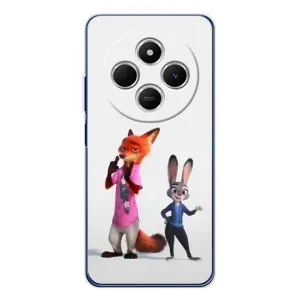 Силиконовый чехол с принтом Зоотрополіс для Xiaomi Poco C75 (Джуди и Ник)