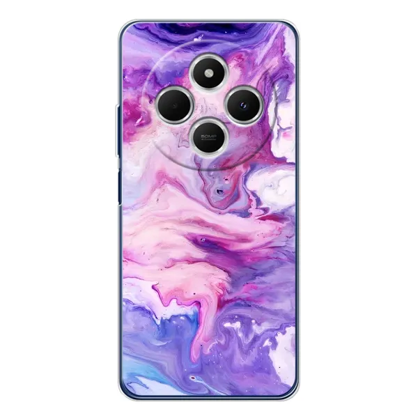 Чехол с рисунком «Фиолетовый мрамор» для Xiaomi Poco C75 Чехол с рисунком «Фиолетовый мрамор» для Xiaomi Poco C75