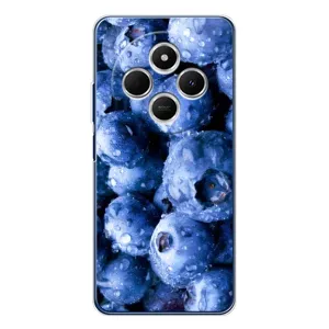 Чехол с изображением вкусной еды для Xiaomi Poco C75 (Голубика)