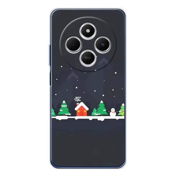 Чехол с рисунком «Город зимний» для Xiaomi Poco C75 Чехол с рисунком «Город зимний» для Xiaomi Poco C75
