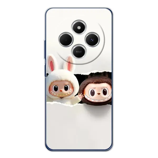 Чехол с рисунком «Фигурки Labubu» для Xiaomi Poco C75 Чехол с рисунком «Фигурки Labubu» для Xiaomi Poco C75