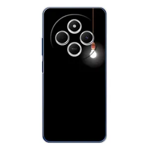 Чохол з картинками на чорному фоні для Xiaomi Poco C75 (Лампочка)