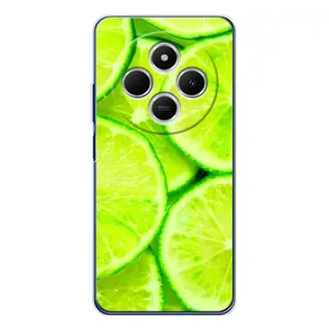 Чехол с изображением вкусной еды для Xiaomi Poco C75 (Лайм)