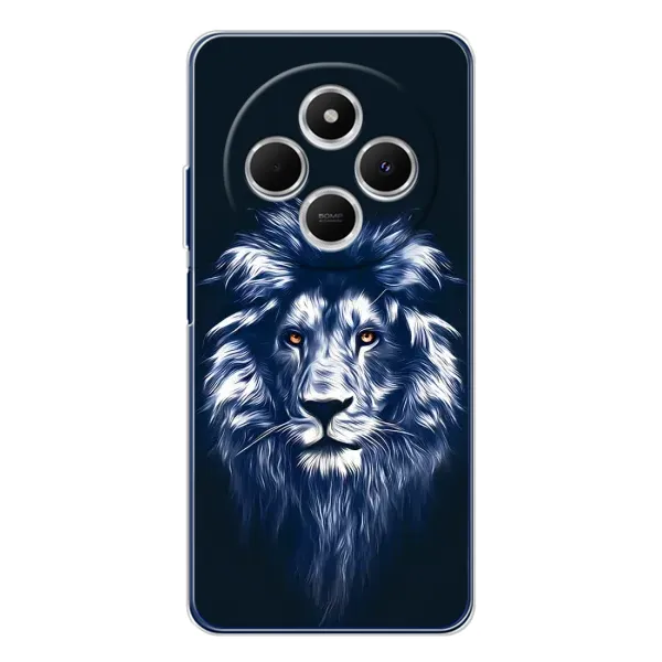 Чехол с рисунком «Лев - синий» для Xiaomi Poco C75 Чехол с рисунком «Лев - синий» для Xiaomi Poco C75