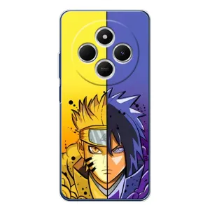 Купить Чехлы на телефон с принтом Anime для Xiaomi Poco C75 (Naruto Vs Sasuke)