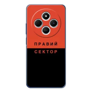 Чехлы УПА (Красно-Чёрный) на Xiaomi Poco C75 (Правый Серктор)