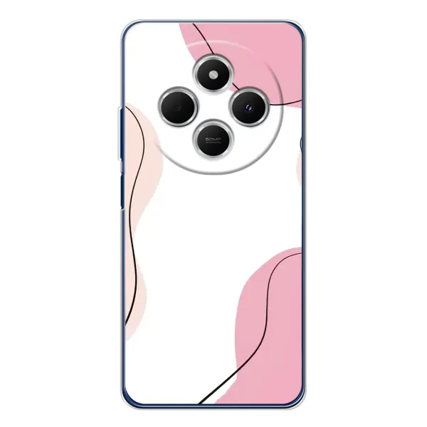 Чехол с рисунком «Розовый фон» для Xiaomi Poco C75 Чехол с рисунком «Розовый фон» для Xiaomi Poco C75