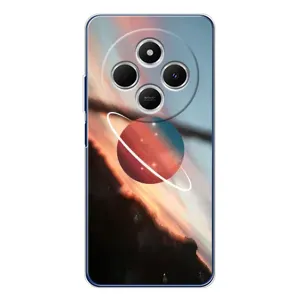 Чехол (ТПУ) с планетами на Xiaomi Poco C75 (Сатурн)