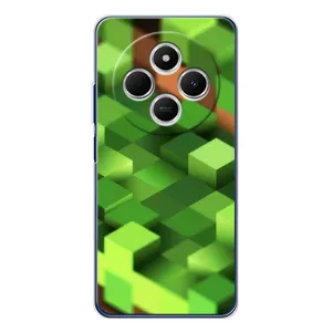 Чохли для Xiaomi Poco C75 (Персонажі МайнКрафт) (Текстура)