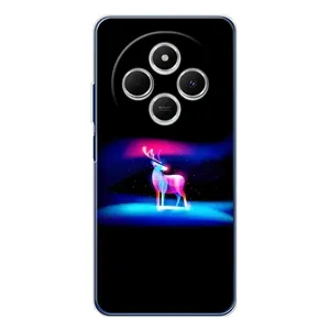 Силіконовий бампер з картинкою звірів для Xiaomi Poco C75 (Яскравий олень)
