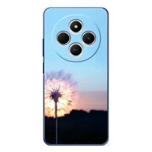 Силіконовий Чохол з кульбабками на Xiaomi Poco C75 (Захід з кульбабкою)