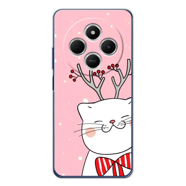 Чехол с рисунком «Зимний кот» для Xiaomi Poco C75 Чехол с рисунком «Зимний кот» для Xiaomi Poco C75