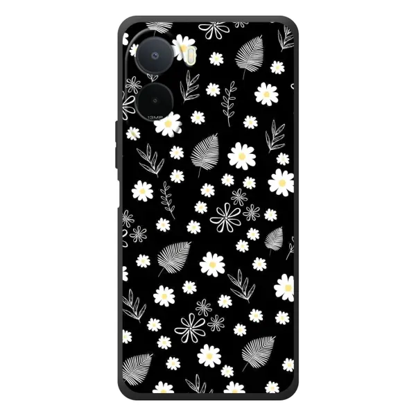 Чехол с рисунком «цветение на чорном» для Xiaomi Poco C81 Pro