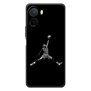 Силіконовый Чохол Nike Air Jordan на Сяомі Поко С81 Про (Джордан)