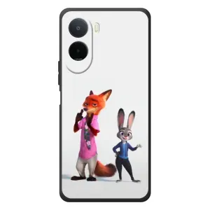 Силиконовый чехол с принтом Зоотрополіс для Xiaomi Poco C81 Pro (Джуди и Ник)