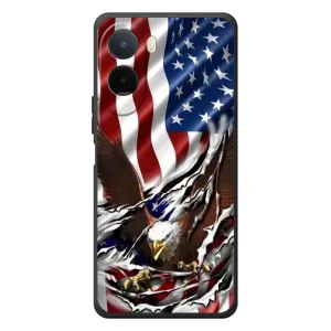Чехол Флаг USA для Xiaomi Poco C81 Pro (Флаг USA)