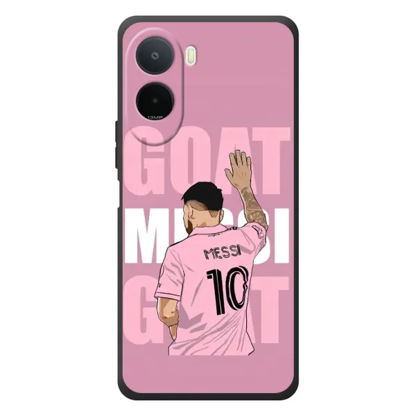 Чехол с рисунком «GOAT MESSI» для Xiaomi Poco C81 Pro Чехол с рисунком «GOAT MESSI» для Xiaomi Poco C81 Pro