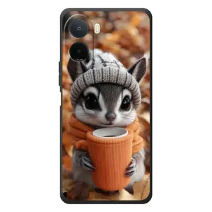 Печатный чехол «Зверята с кофе» для Xiaomi Poco C81 Pro (Грызунчик с кофе)
