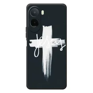 Чехлы для Сяоми Поко С81 Про (Крест Иисуса) (Jesus)
