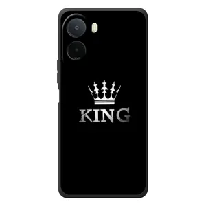 Чохол (Корона на чорному фоні) для Сяомі Поко С81 Про (KING)