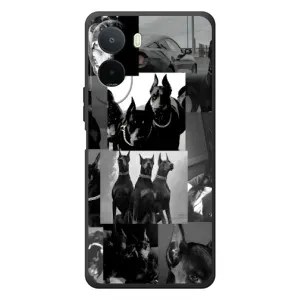 Чехол ДОБЕРМАН для Xiaomi Poco C81 Pro (Коллаж Доберман)