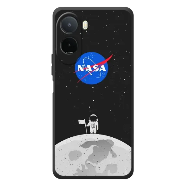 Чехол с рисунком «Космонавт NASA» для Xiaomi Poco C81 Pro Чехол с рисунком «Космонавт NASA» для Xiaomi Poco C81 Pro