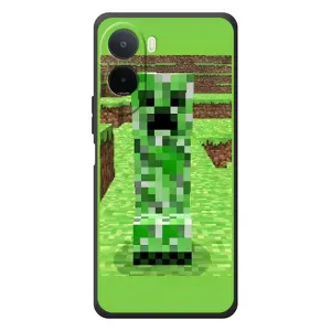 Чохли для Xiaomi Poco C81 Pro (Персонажі МайнКрафт) (Кріпер 2)