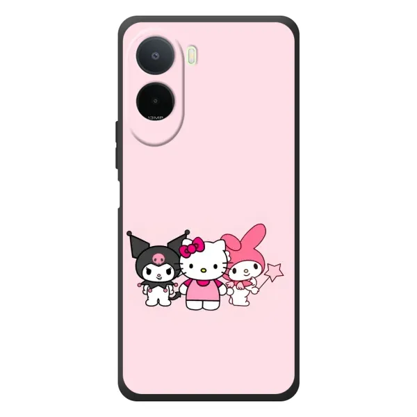Чехол с рисунком «Куроми Мелоди Китти» для Xiaomi Poco C81 Pro Чехол с рисунком «Куроми Мелоди Китти» для Xiaomi Poco C81 Pro