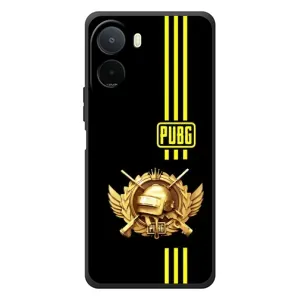 Чохол (TPU) з картинкою "Лого Пабг" на Сяомі Поко С81 Про (Логотип PUPG)
