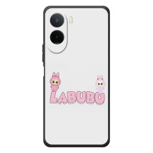 Чохол з принтом Лабубу для Xiaomi Poco C81 Pro (Логотип Лабубу)