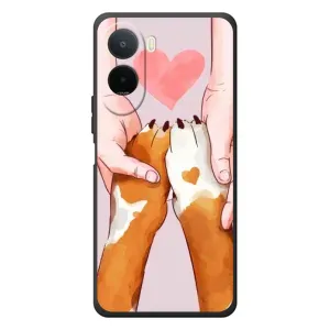 Чехол (ТПУ) Милые собачки для Xiaomi Poco C81 Pro (Любовь к собакам)