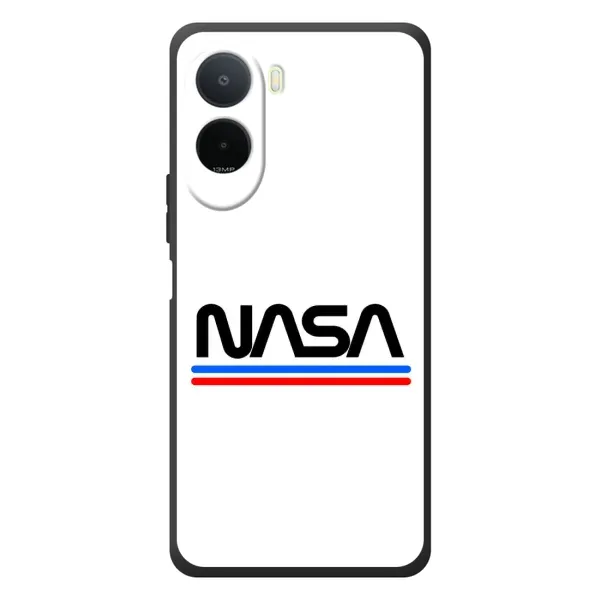 Чехол с рисунком «NASA на белом фоне» для Xiaomi Poco C81 Pro Чехол с рисунком «NASA на белом фоне» для Xiaomi Poco C81 Pro