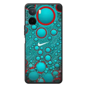 Силіконовый Чохол на Xiaomi Poco C81 Pro з картинкою НАЙК (Найк зелений)