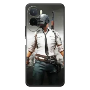 Чохол з картинкою "Герой Pubg" на Xiaomi Poco C81 Pro (Пабг)